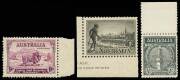Australia mint/used collection on Hagners. Useful pre-decimal incl. a range of h/values and imprint blocks. Decimals to 1990's incl. MUH singles, blocks & gutter strips, FDC's and a range of CTO, noted Navigators Specimen set**. Decimal FV $600; Plus a fe