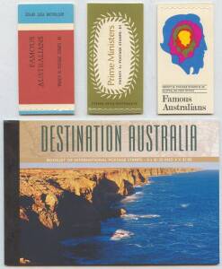 Booklets; range 1970's to 2005 in 3 binders. Incl. Christmas, International Post etc. FV $800+.