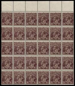 Mint group majority 1&frac12;d Red & Black Browns, single & Mult. wmks as singles, pairs, strips and blocks upto x30 stamps incl. punct. 'OS', many with the "HAI.PENCE' variety. Plus 1&frac12;d Reds (8), 2d Brown single with major variety, 3d Blue (8), 4d's (7) etc. Va