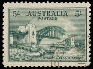5/- Sydney Harbour Bridge, CTO.