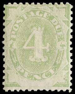 1902-4 (SG.D26; ACSC.D32B) 4d Dull Green, MUH.