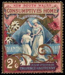 1987 (SG.280-81) "Consumptives Homes"; 1d + 1/- , 2** and 3 FU incl. 1 with FDI cancel; 2&frac12;d + 2/6, 1** and 2 FU. (8).