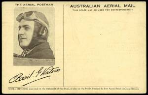 Feb.1917 (AAMC.14a) Basil Watson flight postcard, fresh Unused. Cat $250.