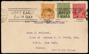 21-22 July 1925 (AAMC.87) Melbourne - Sydney, cover flown on the Australian Aerial Services Ltd inaugural flight. Cat.$300.