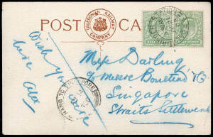 1908 (July 21) RP Caledonian Railway Company postcard from BALQUHIDDER STATION, Scotland