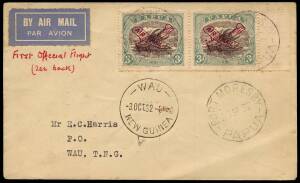 30 Sept.1932 (AAMC.P47)&nbsp;Port Moresby - Salamaua - Wau cover