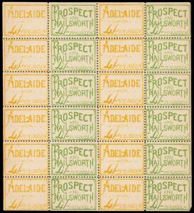 Large box with NSW & Sth. Aust. Railways Parcel Stamps; Collection of Sth. Aust. tram/bus tickets incl. blocks of unused tickets; Range of NSW train/ferry/bus tickets/passes incl Mylink and Myferry, similar quantity of Victorian tickets/passes incl. Metca