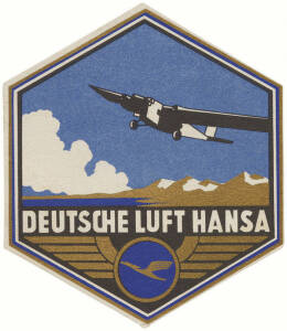 AVIATION LABELS & VIGNETTES: EUROPE - the companion collection in an album. Also mainly 1920's - 1950's. A very colourful and interesting field. Good condition; slight duplication. (170+).