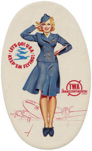 AVIATION LABELS & VIGNETTES: NORTH & SOUTH AMERICA - The companion collection, also mainly 1930s-50s with many colourful examples. Good condition; slight duplication. (190+).