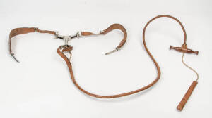 Irish coursing dog lead with release cable.