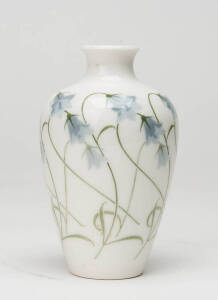 A fine Sevres porcelain vase, French c1900, printed triangle mark to base. 13cm high.