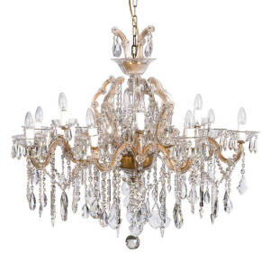 Marie Terese chandelier of impressive size, 20th century. 80cm high, 90cm wide.