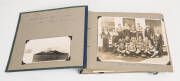 Album of photographs documenting the voyage of the H.M.S. Diomedes showing images of the Sydney Harbor Bridge under construction & its opening, Napier earth quake in New Zealand, football team photographs & group shots. 1920s to 1960s. - 2