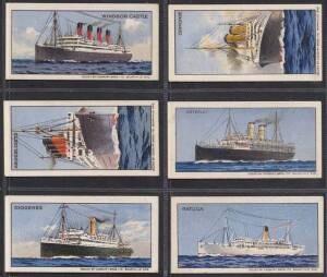 SHIPS: 1923 Cadbury (Bournville Cocoa) "Famous Steamships" [27]; plus unissued Players "Shipping" [50]. G/VG.