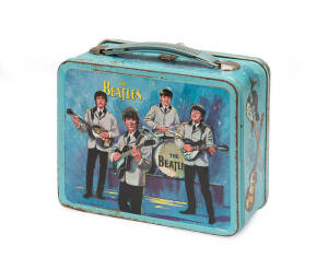 THE BEATLES: 1966 "The Beatles" metal lunch box and flask made by Aladdin Industries, Nashville Tenn., U.S.A. (2 items).