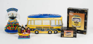 THE BEATLES: A collection of "Magical Mystery Tour" memorabilia including Collectors Edition "Cookie Jar", "Musical Globe", "Mini Box" and "Frame" all in original packaging with Certificates of Authenticity (4 items).