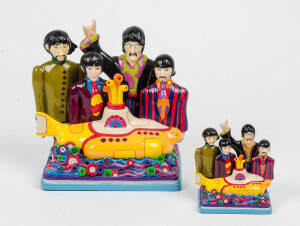 THE BEATLES: 1999 Gartlan "Yellow Submarine Figurine" limited edition 720 of 1968, 20cms, complete in original box with Certificate of Authenticity; also, 1999 Gartlan "Yellow Submarine Figurine" limited edition 1105 of 5000, 11cms, complete in original b