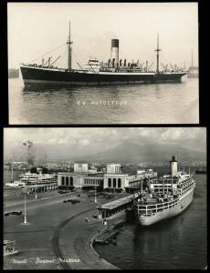 POSTCARDS: A collection of black & white and colour postcards of passenger and commercial shipping including paddle steamers, unused (approx. 500) including some larger format cards 