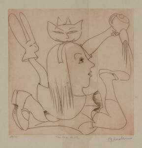 CHARLES BLACKMAN (BORN 1928), Tantric Alice, etching 70/70, signed, titled and editioned to margin, 29.5 x 29.5 cm