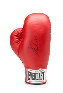 MUHAMMAD ALI, signature on 'Everlast' boxing glove. With 'Online Authentics' No.OA-7847333.