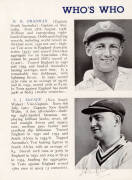 1938 AUSTRALIAN TOUR TO ENGLAND: "Australian XI, English Tour 1938", Orient Line brochure with pen-picture of each member of the touring party, and each nicely signed in ink by the player featured, a total of 17 signatures including Don Bradman, Stan McCa - 2