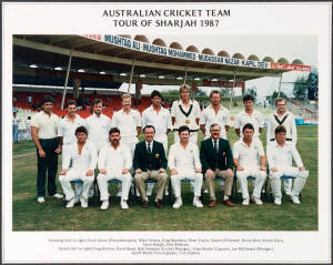 AUSTRALIAN TEAM PHOTOGRAPHS, noted 1978, 1980, 1981, 1982, 1984 (2), 1987, 1991, 1994, 1994-95 (2) & 1998. All mounted, various sizes. Mainly G/VG.