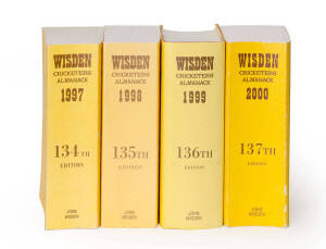 "Wisden Cricketers' Almanack" for 1980-2000; plus spare of 1985 & "An Index to Wisden Cricketers Almanack 1864-1984". Fair/Good condition.