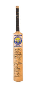 VICTORIA, full size Cricket Bat signed by c1992 Victorian team, 12 signatures including Dean Jones, Darren Berry & Shane Warne.