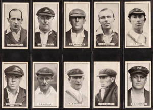 1925 Morris's "Australian Cricketers", complete set [25], noted Victor Trumper, Clem Hill & Warwick Armstrong. G/VG.