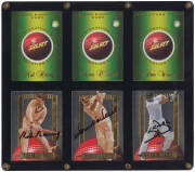 1997 Futera "Superstar Signature Card" [2] - Steve Waugh #56/100 & Jason Gillespie #26/200;&nbsp;"Captain Signature Card" [2] - Ian Chappell #22/100 & Mark Taylor #37/100;&nbsp;"Legend Signature Card" [2] - Neil Harvey #35/100 & Norm O'Neill #39/100 (each with Rede