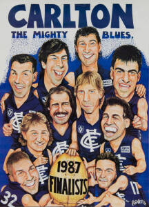 CARLTON: Original Weg posters for 1972 (3), 1979, 1981, 1982 & 1987; plus other Carlton posters (12). Fair/G condition.