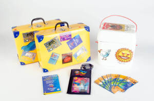 2000 SYDNEY OLYMPICS: "The Australian Prime Minister's Olympic Dinner", carry boxes (2), each containing specially produced dinner plates (3), French crystal wine glasses (2) & champagne flute with unusual "2000" stems. Also small cases (2) containing ran